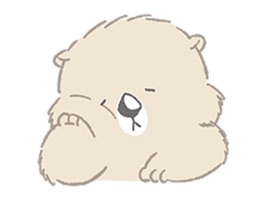 Cute Polar Bear - Fx Sticker