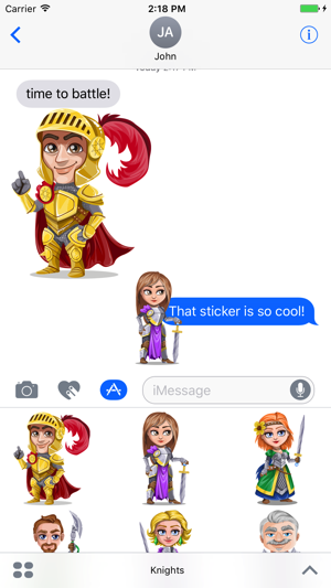 Medieval Knights Stickers(圖1)-速報App