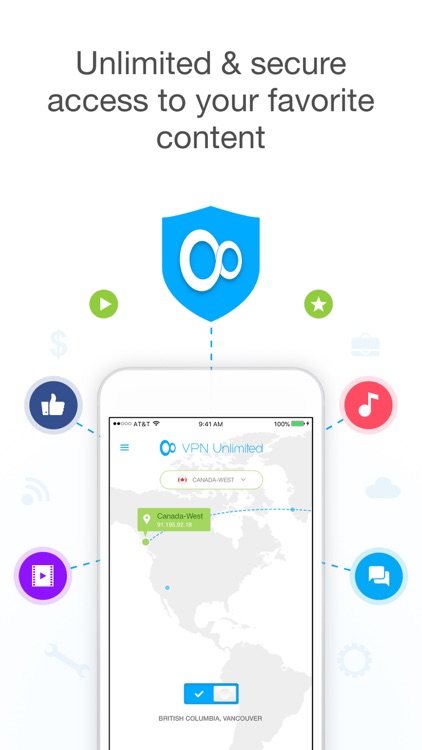 VPN Unlimited - WiFi Proxy screenshot-0