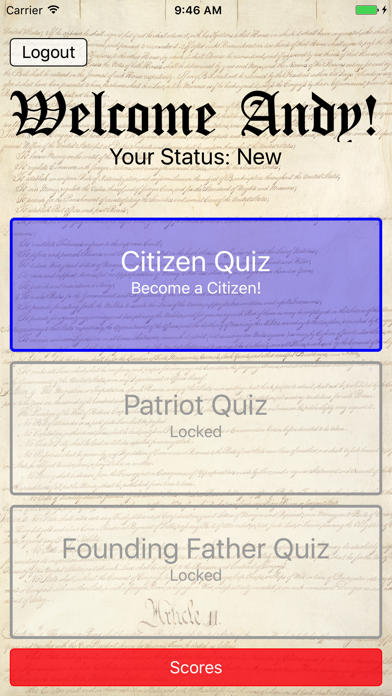 How to cancel & delete Constitution Quizzer from iphone & ipad 2