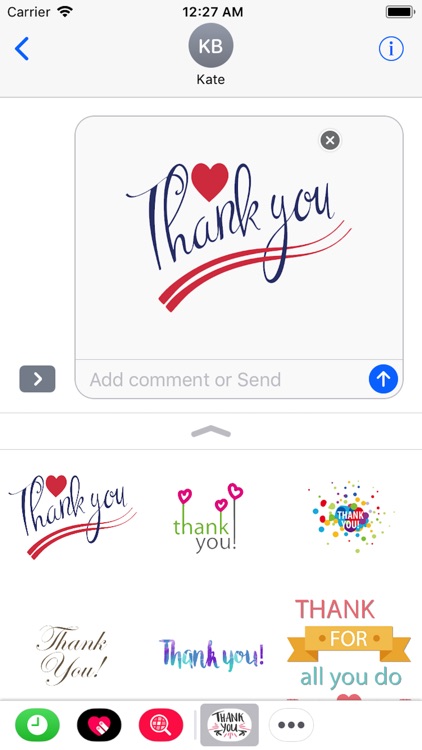 Thank You Stickers 2018