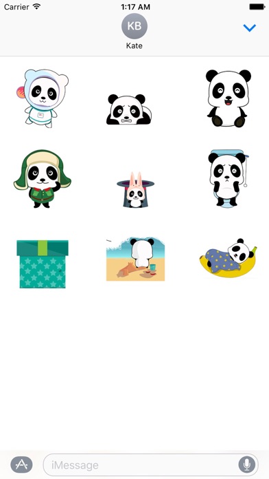 Animated Funny Panda Sticker screenshot 2