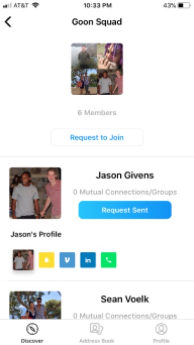 Square One - Contacts App screenshot 2