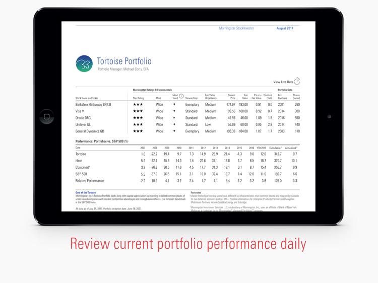 Morningstar StockInvestor