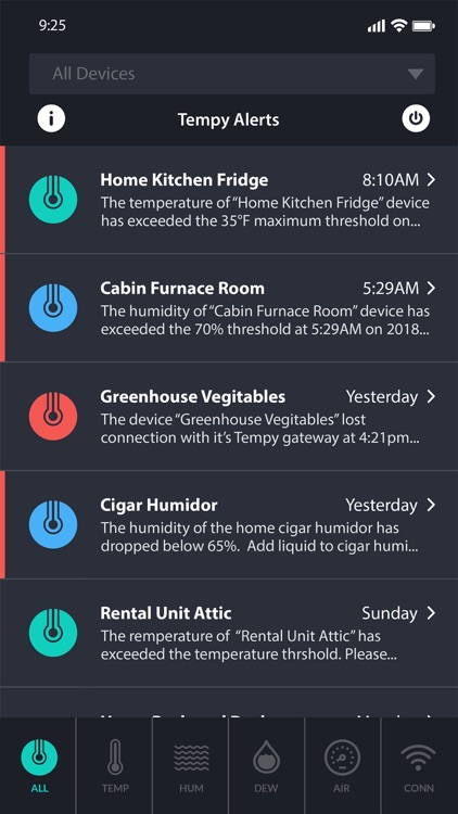 Tempy Alerts