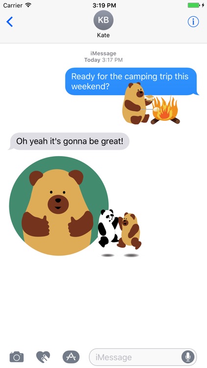 Bear & Panda Stickers screenshot-4