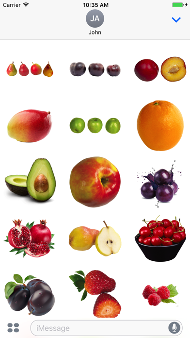 Fruits for iMessage screenshot 2