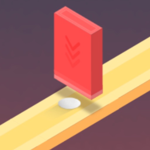 Yellow Path Jump Icon