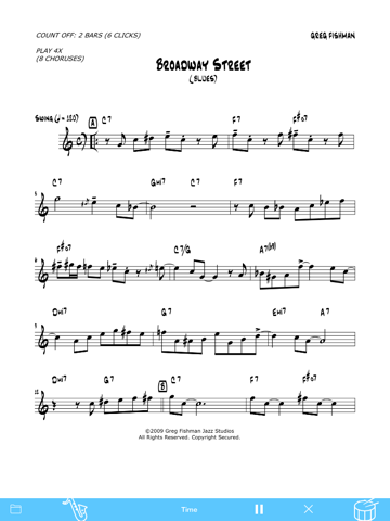 Jazz Sax Etudes Vol 3 Tenor screenshot 3