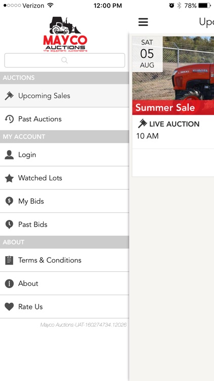 UPCOMING AUCTIONS - Mayco Auctions