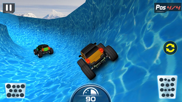 Water Slide Monster Truck driving screenshot-4