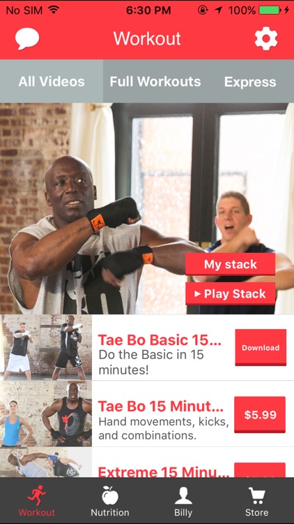 Billy Blanks Tae Bo: 15 Minute Express Workouts - Microsoft Apps