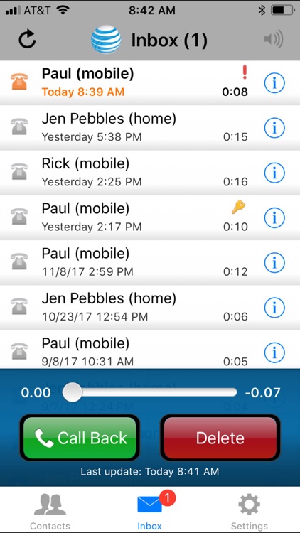 AT&T Voicemail Viewer (Home)