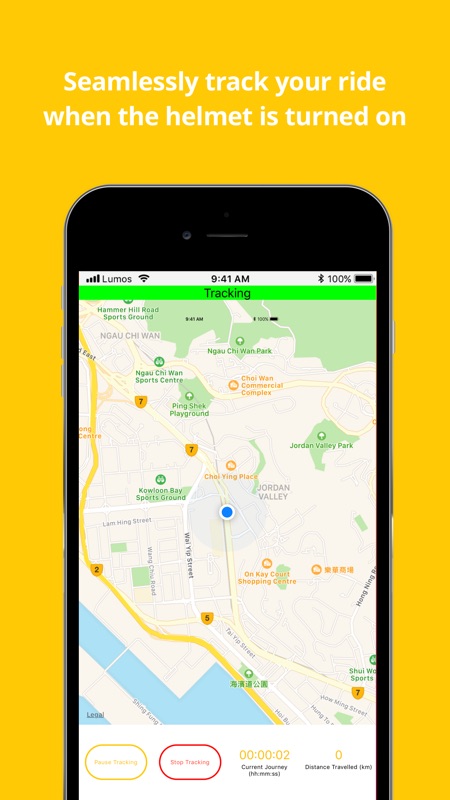 lumos helmet app