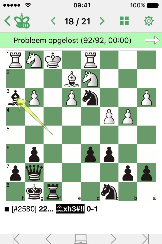 Mate in 1 move (Chess Puzzles) screenshot 2