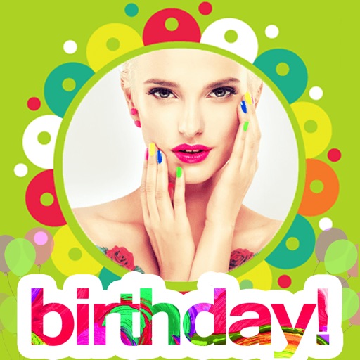 Birthday Photo Frames & Editor Icon