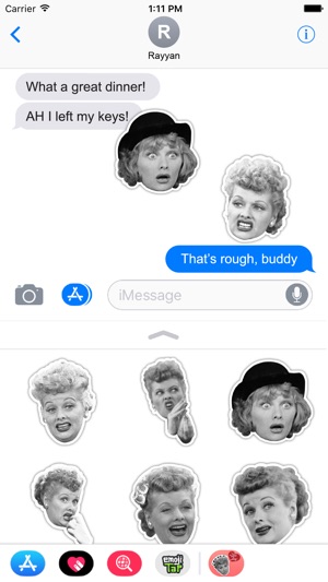 I LOVE LUCY emoji expressions(圖2)-速報App
