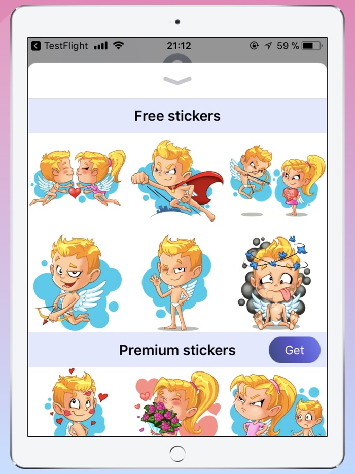 Stickers Jonh  Eva Love STiK