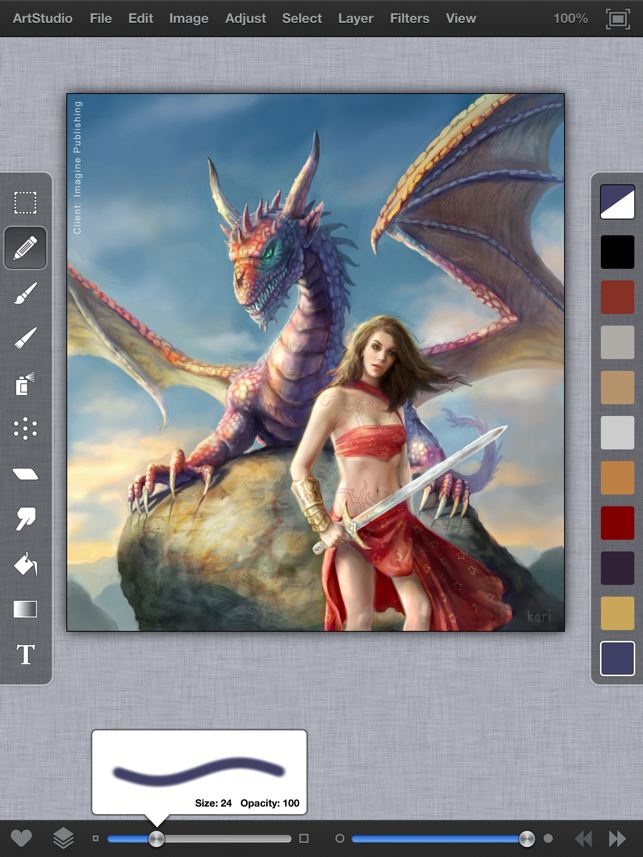 ‎ArtStudio for iPad -Paint&Draw Screenshot