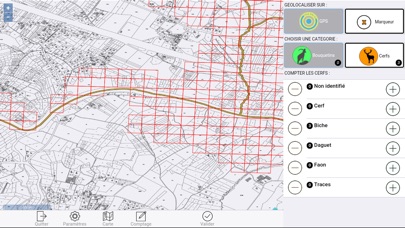 Geochasse Comptages screenshot 3