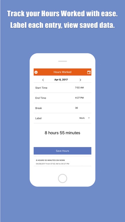 Hours Worked Time Tracker screenshot-0