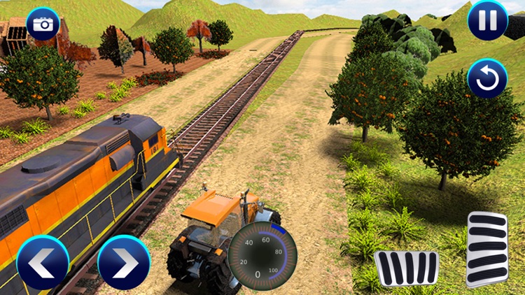 Train vs Tractor Racing