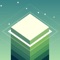In Stack, the blocks continue to move in and you just tap to place them on your pile, but you must be careful