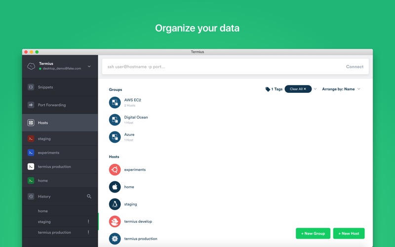 Termius — Modern SSH Client Vorschaubild 2