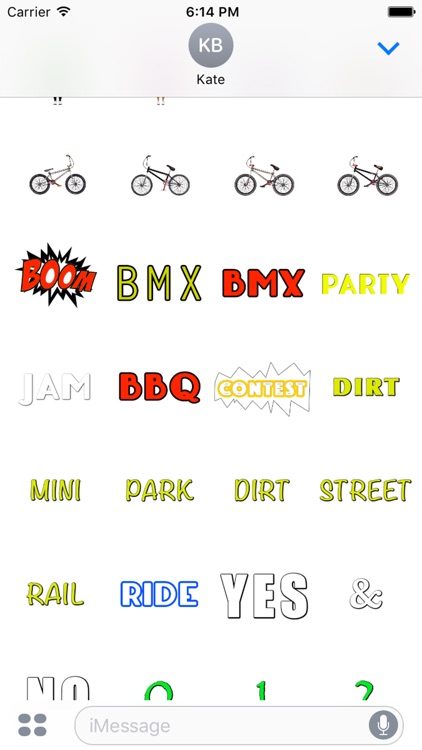 BMX STICKERS screenshot-3