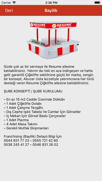 How to cancel & delete Resume Çiğ Köfte from iphone & ipad 4