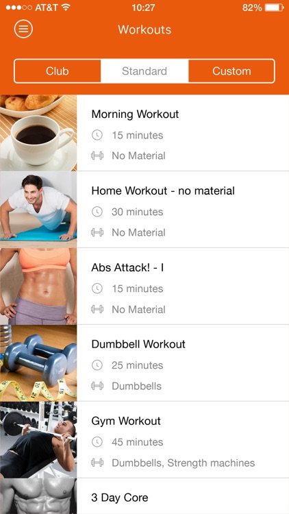 Personal Fit Club App