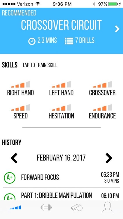 DribbleUp Interactive Basketball Training & Drills screenshot-0