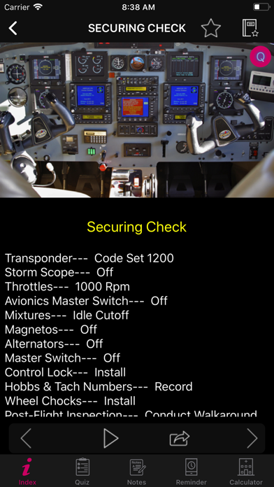 Pilot Training 310 Checklists screenshot 4