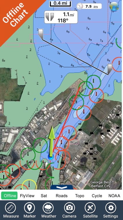 Marine : Ireland HD - GPS Map Navigator screenshot-3