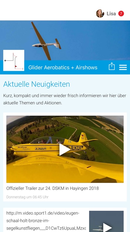 Glider Aerobatics + Airshows