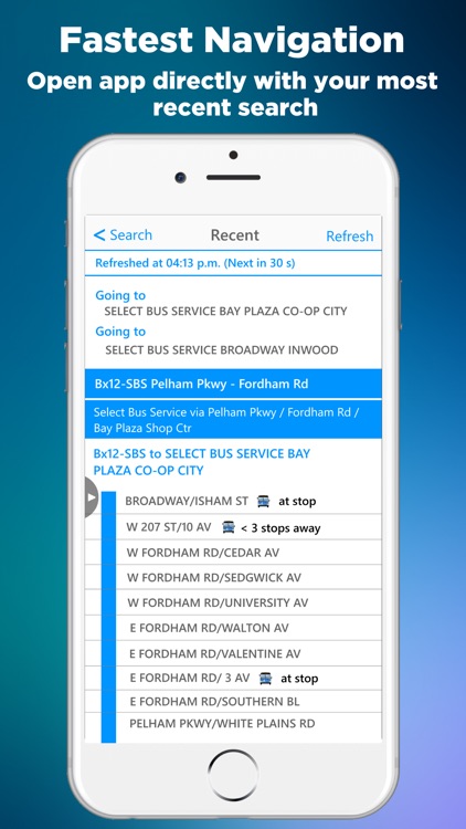 NYC Bus Time App (MTA)