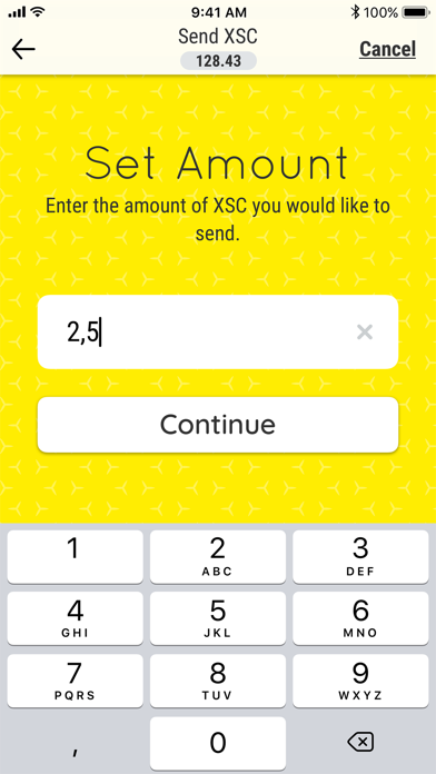 How to cancel & delete XSC Wallet from iphone & ipad 4