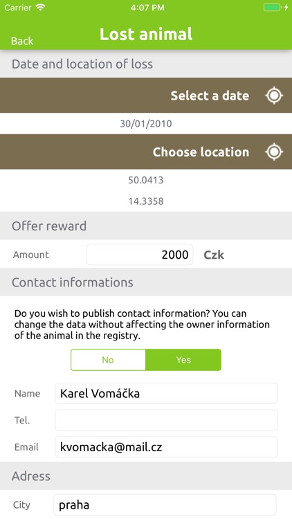 Centralniregistrzvirat.cz screenshot-4