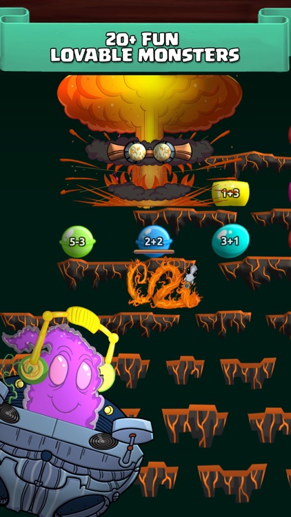 Monster Math for kids - 1st, 2nd, 3rd grade games screenshot-3