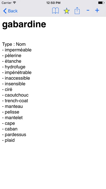 Synonyme de online pardessus