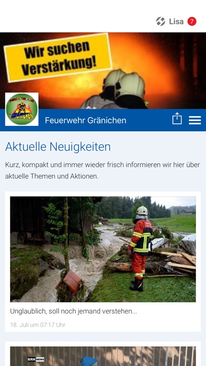 Feuerwehr Gränichen