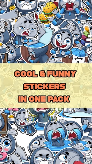 Oreo The Rabbit Emoji Stickers