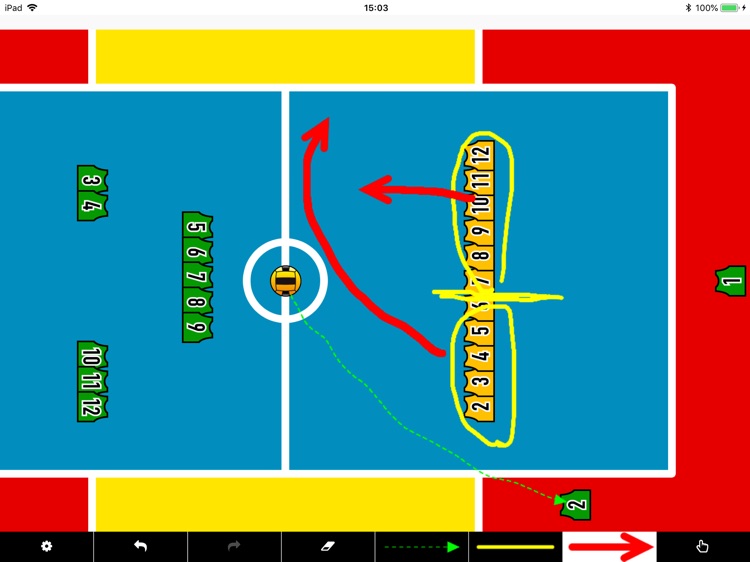 ドッジボール作戦ボード