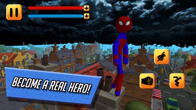 Stickman Spider Hero 3D screenshot 3
