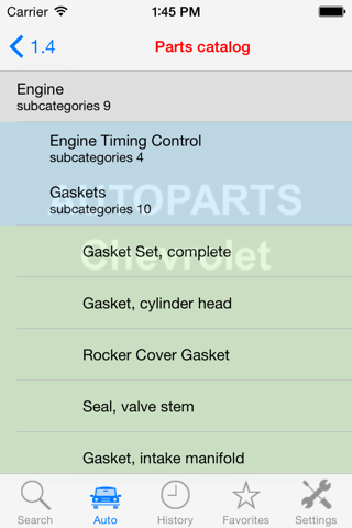 Autoparts for Chevrolet screenshot 4