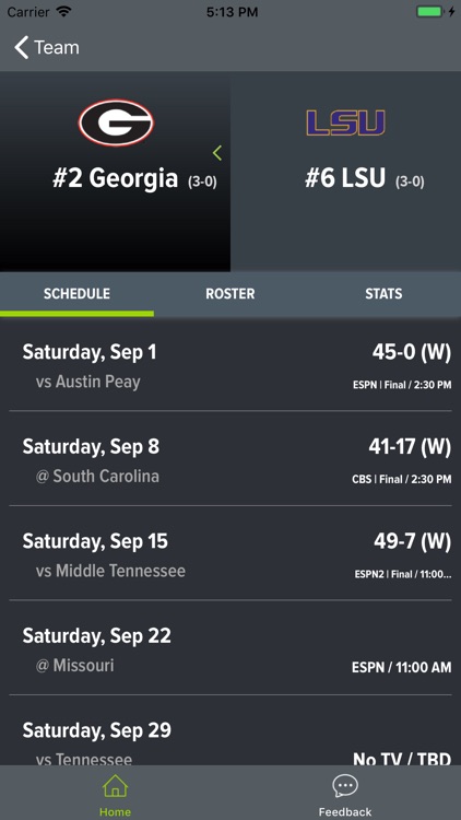LSU Football 2018 screenshot-4