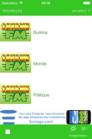 Savane FM Ouaga (Officielle) screenshot 3