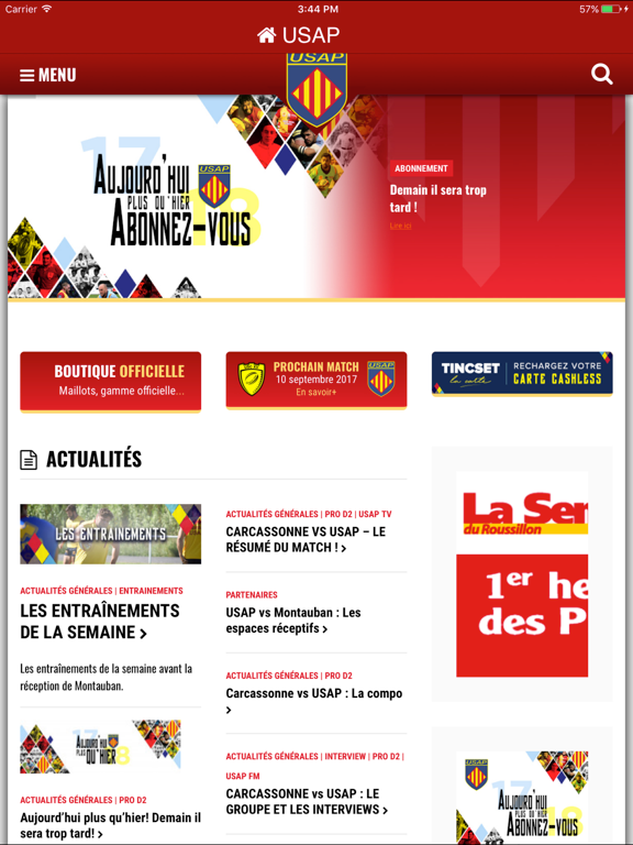 Screenshot #5 pour USAP Officiel