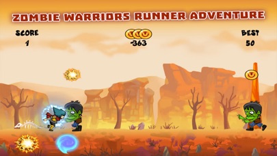 Zombie Warrior Runner screenshot 2