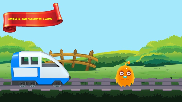 Toddlers train - game on rails